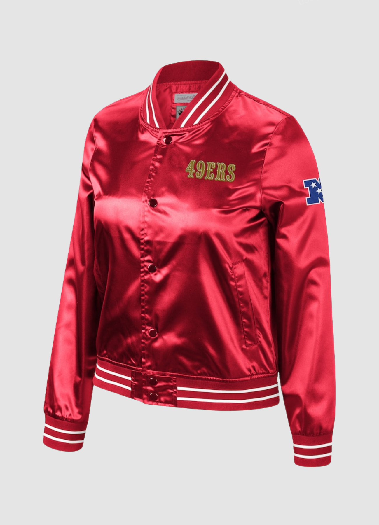 NFL Faithful To The Bay 49ers Red Bomber Jacket Faithful To The Bay 49ers Red Bomber Jacket