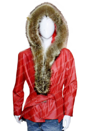 Mrs Claus Leather Jacket