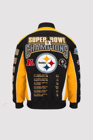 Pittsburgh Steelers Black Jacket