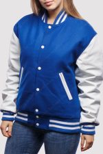 Bright Royal Varsity Jacket
