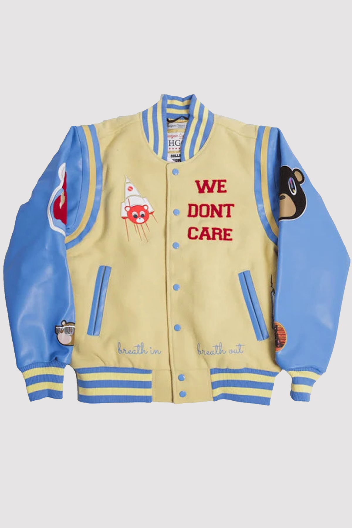 College Dropout We Don’t Care Jacket College Dropout Jacket