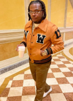 Gunna Rapper W Patch Varsity Jacket - Image 2