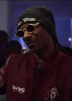 House Party Snoop Dogg Varsity Maroon Lettermen Jacket 2023 - Image 2