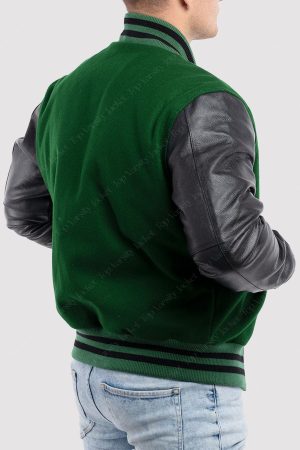 Kelly Green Varsity Jacket