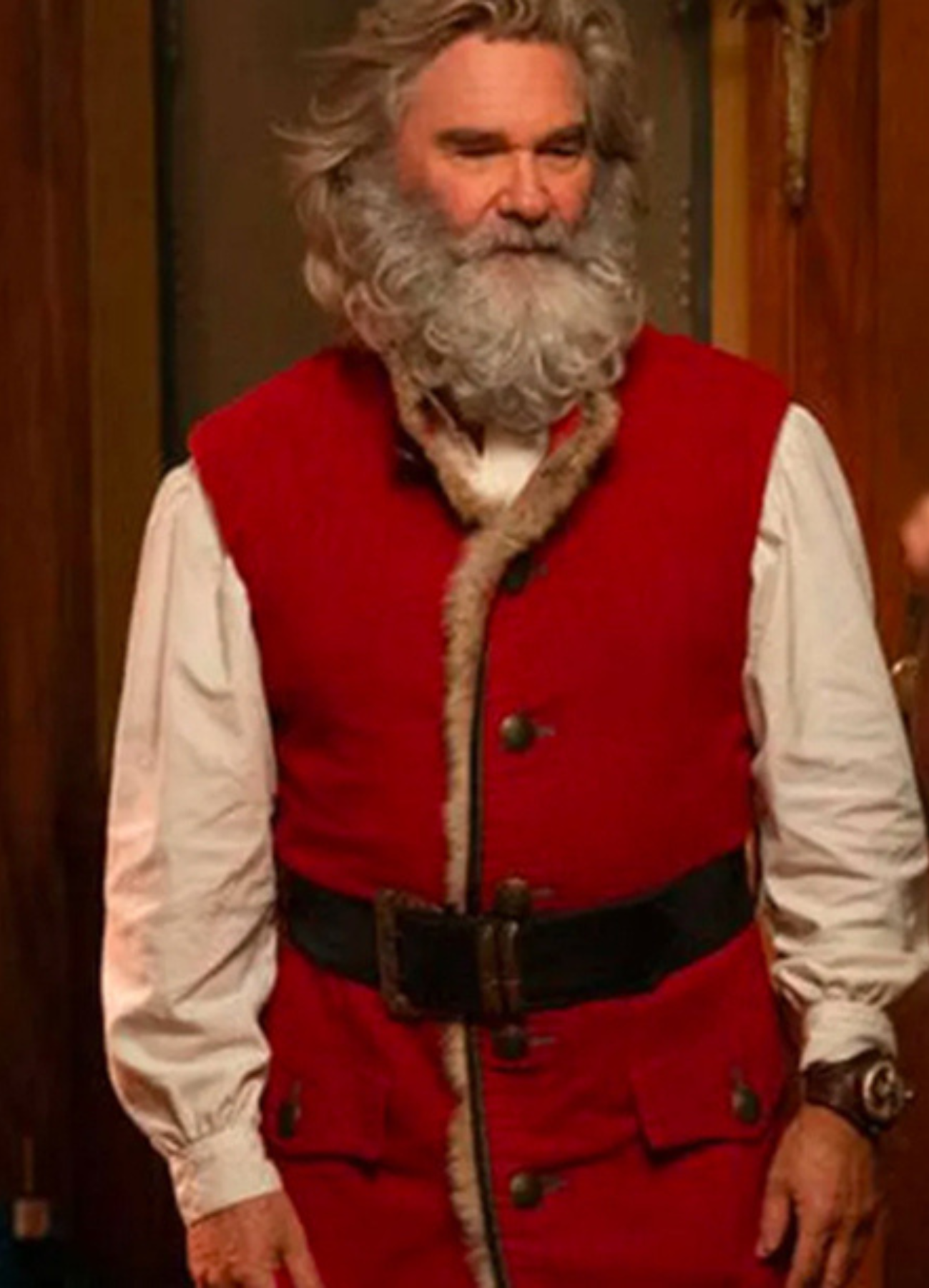 Kurt Russell_s The Christmas Chronicles Vest 1 Kurt Russell Red Vest