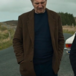 Liam Neeson Brown Blazer