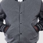 Light Grey Varsity Jacket