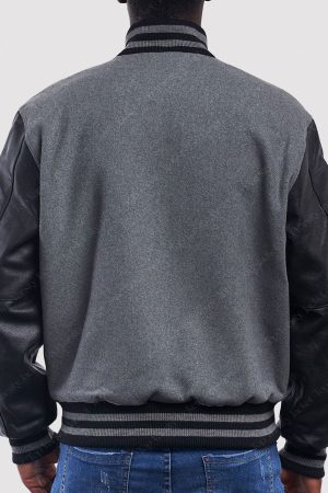 Light Grey Varsity Jacket