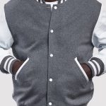 Grey Varsity Jacket