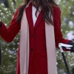 Mallory Jansen Red Coat