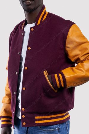 Maroon Varsity Jacket