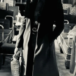 Pom Klementieff Black Coat