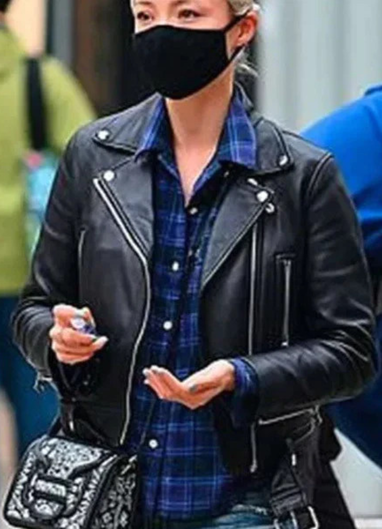 Mission Impossible 7 Pom Klementieff Black Leather Jacket 1 Pom Klementief Black Jacket