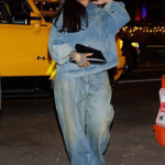 Rihanna Denim Hoodie