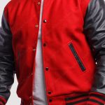 Red and Black Varsity Jacket