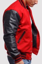 Red and Black Varsity Jacket