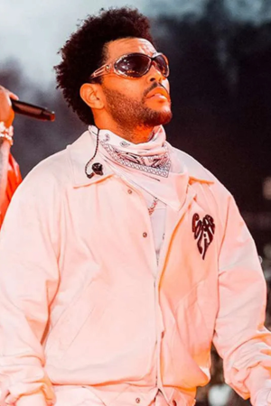 The Weeknd White Jacket