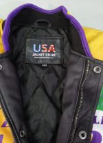 Los Angeles Lakers Black Championship Jacket - Image 6