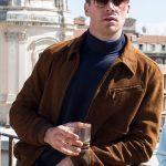 Armie Hammer Suede Jacket