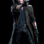 Dante Black Leather Coat