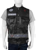 Deacon Lee ST John Leather Vest - Image 2