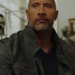 Dwayne Johnson Suede Jacket