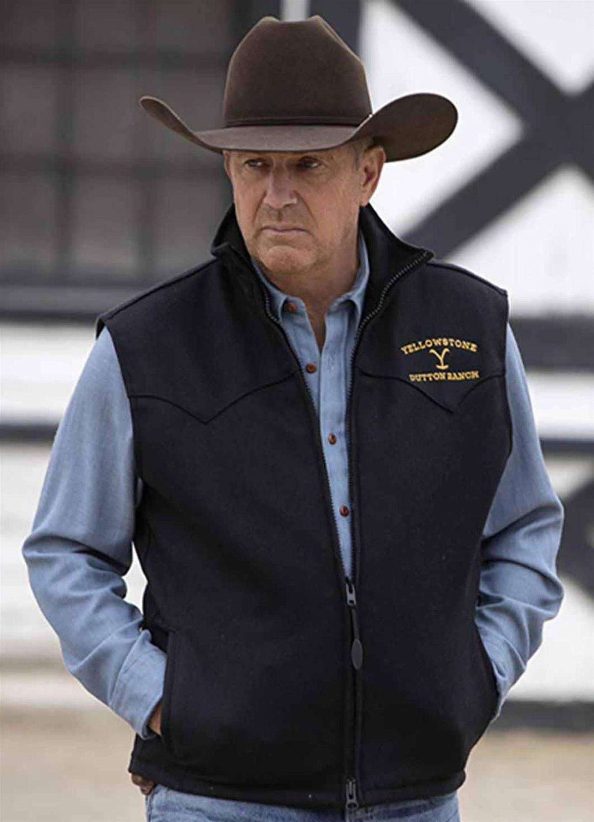 john-dutton-yellowstone-kevin-costner-black-cotton-vest-6-1200x1662 Kevin Costner Cotton Vest