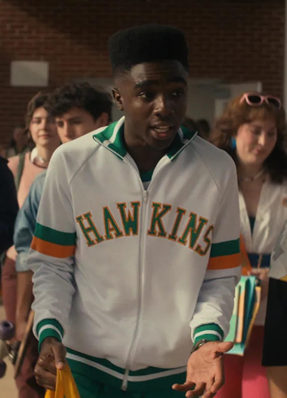 Lucas Sinclair Stranger things Season 04 Fleece Jacket Lucas Sinclair Fleece Jacket