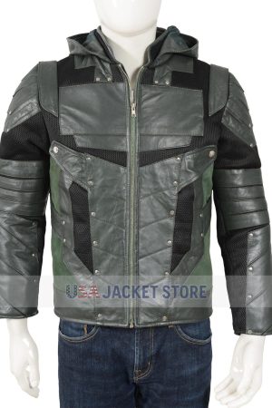 Green Arrow Leather Jacket