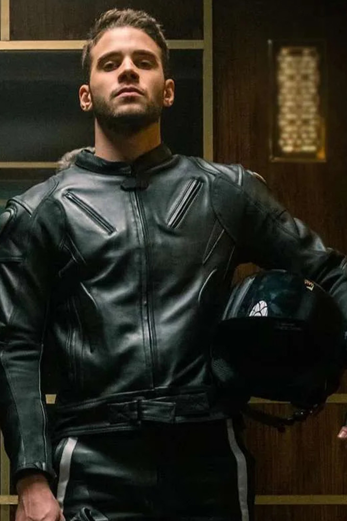 Berlin S01 Roi Black Leather Jacket-01 Roi Black Leather Jacket