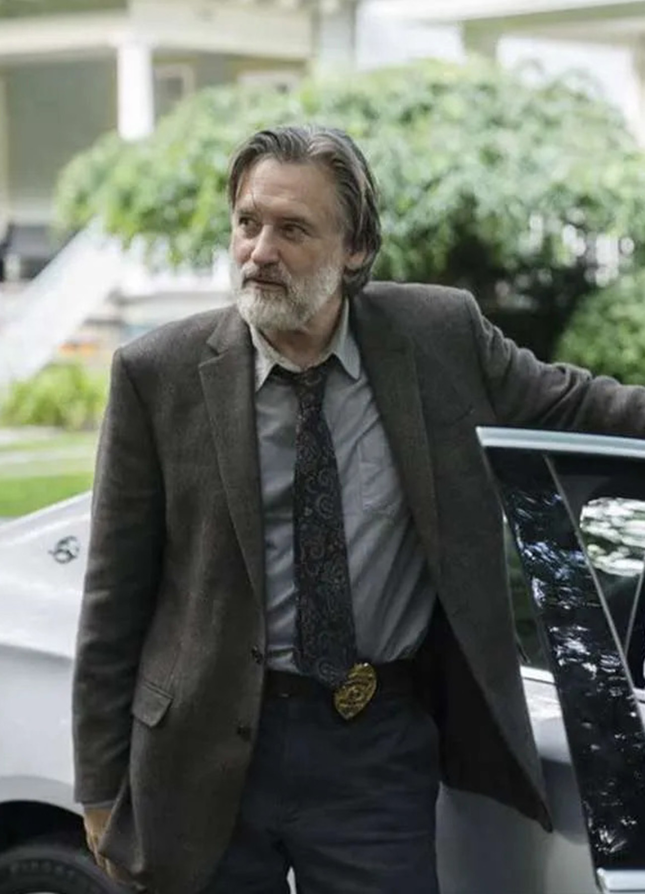 Bill Pullman The Sinner Brown Wool Coat-01 Bill Pullman Wool Coat