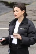 Fool Me Once Maya Stern Black Puffer Jacket - Image 3