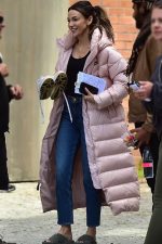 Fool Me Once Maya Stern Pink Puffer Coat