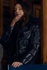 Michelle Keegan Fool Me Once Black Puffer Jacket