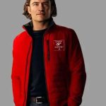 Orlando Bloom Red Jacket
