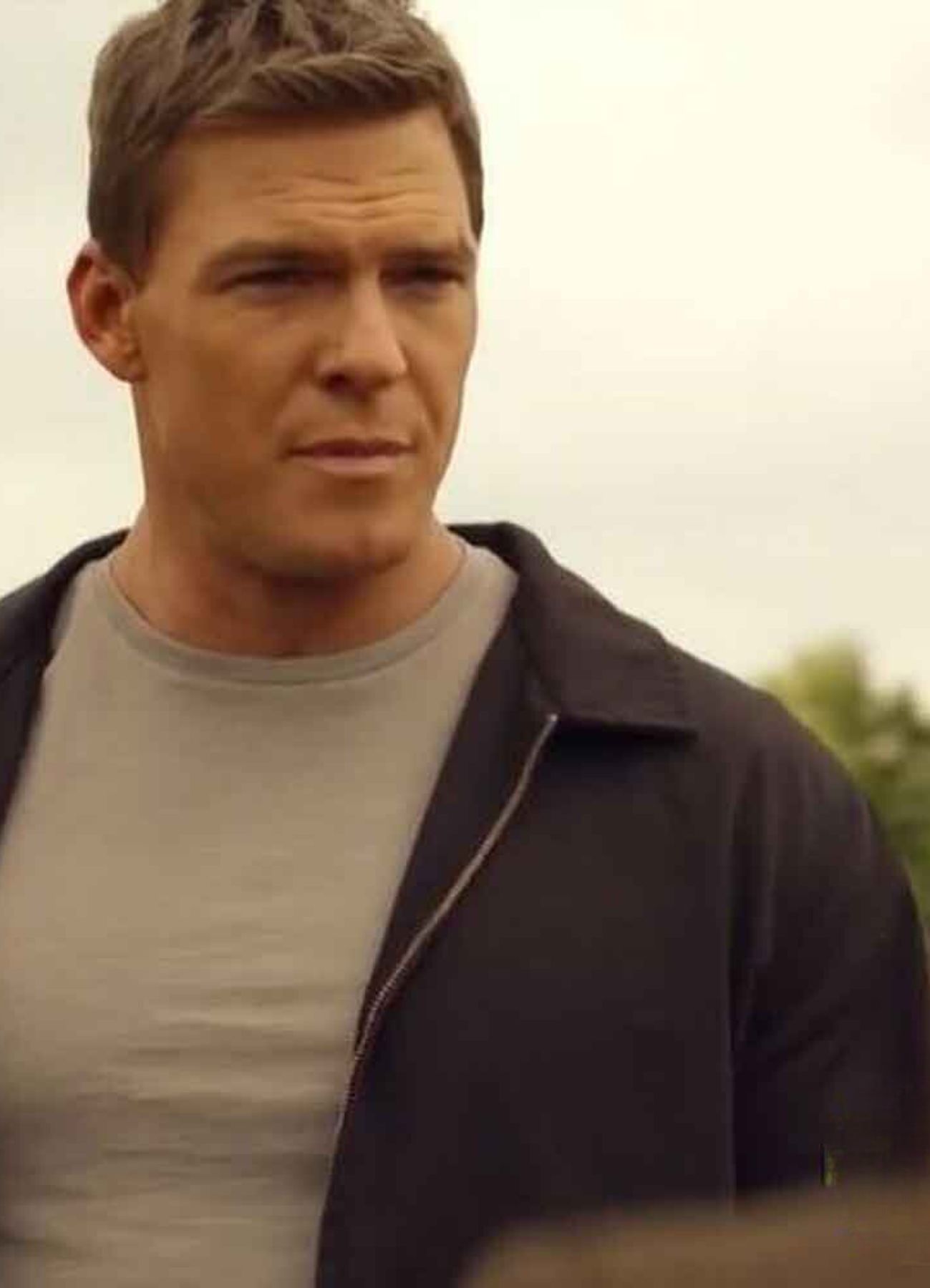 REACHER ALAN RITCHSON (JACK REACHER) BLACK JACKET-02 Alan Black Jacket