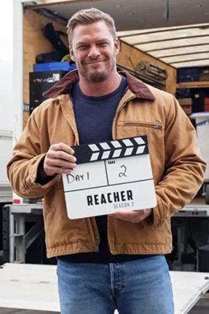 Alan Ritchson Brown Jacket