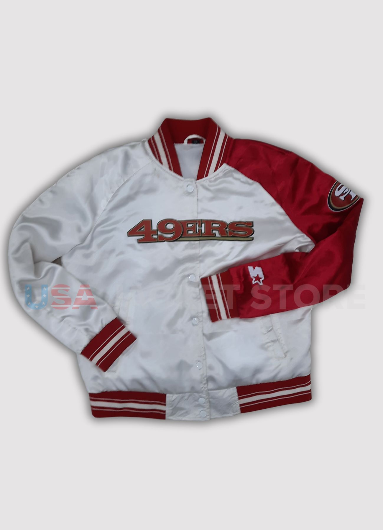 NFL San Francisco 49ers Hometown Varsity Jacket 4 San Francisco Hometown Jacket