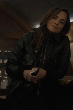 Sian Black Leather Jacket