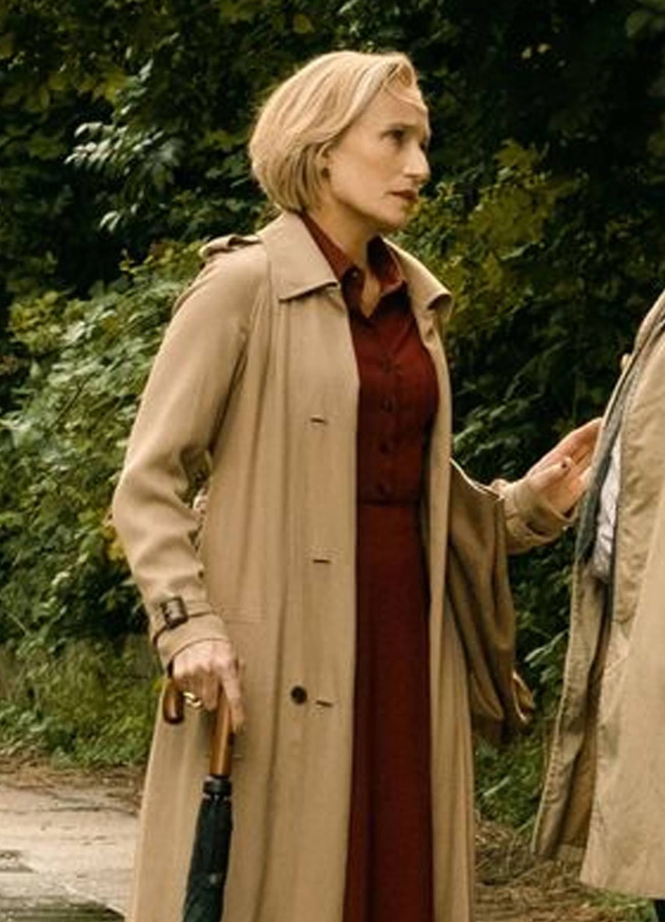 Slow Horses Diana Taverner Brown Coat-01 Slow Horses Diana Taverner Brown Coat - Image 1