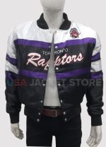 Toronto Raptors Satin Varsity Jacket