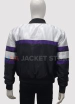 Toronto Raptors Satin Varsity Jacket - Image 2