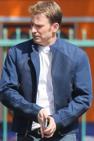 Chris Evans Leather Jacket
