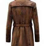 Batman Knightmare Brown Leather Long Coat - Image 3