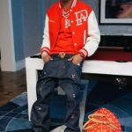 Lil Baby Runway Mix Leather Varsity