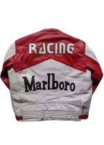 Marlboro Vintage Leather Racing Jacket - Image 2