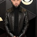 Skrillex Black Leather Jacket