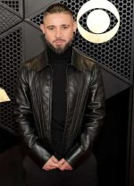 Skrillex Black Leather Jacket