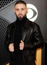 Skrillex Black Leather Jacket