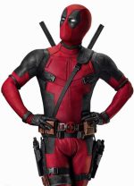 Deadpool 3 Red Leather Jacket